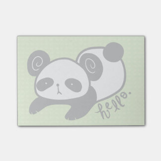 Post-it® notes collantes de panda paresseux