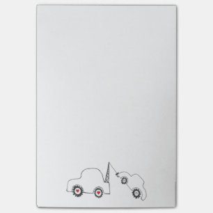 Post-it® Notes collantes de remorquage d'amour