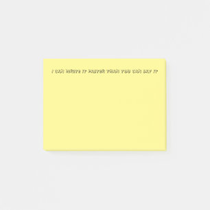 Post-it® Notes collantes de sténographe judiciaire, post-i