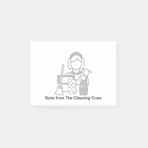 Post-it® Notes collantes du client du service de nettoyage