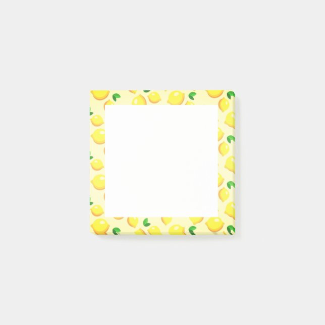 Post-it® Notes collantes encadrées de citron jaune (Devant)