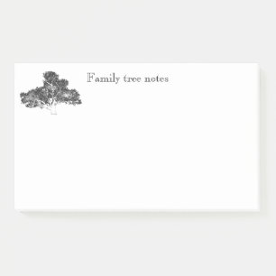 Post-it® Notes collantes enormes d'arbre généalogique