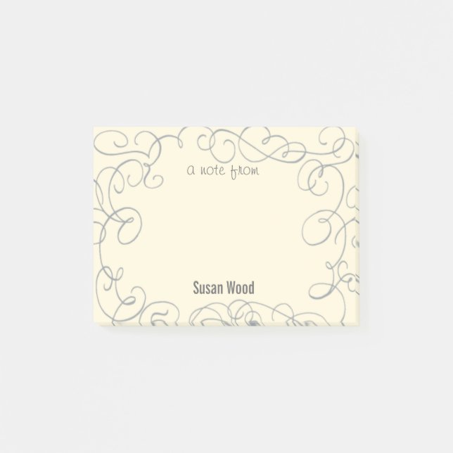 Post-it® Notes collantes faites sur commande de (Devant)