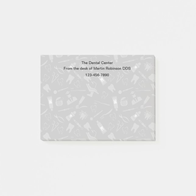 Post-it® Notes collantes pour le Motif dentiste (Devant)