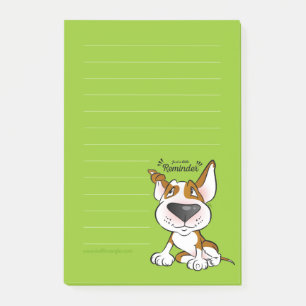 Post-it® Notes collantes rayées de bande dessinée de