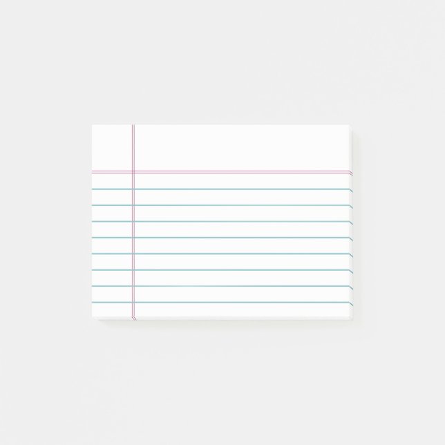 Post-it® Notes collantes rayées personnalisables de papier (Devant)