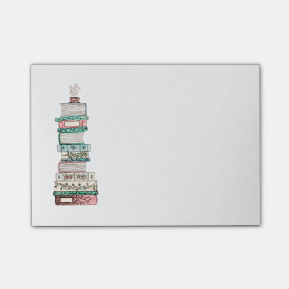 Post-it® Notes collantes roses et bleues de Bookstack
