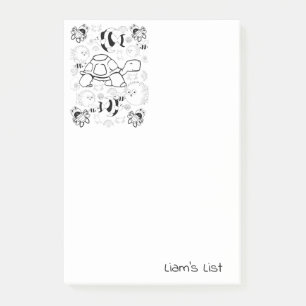 Post-it Notes Coloriage Tortues Poissons