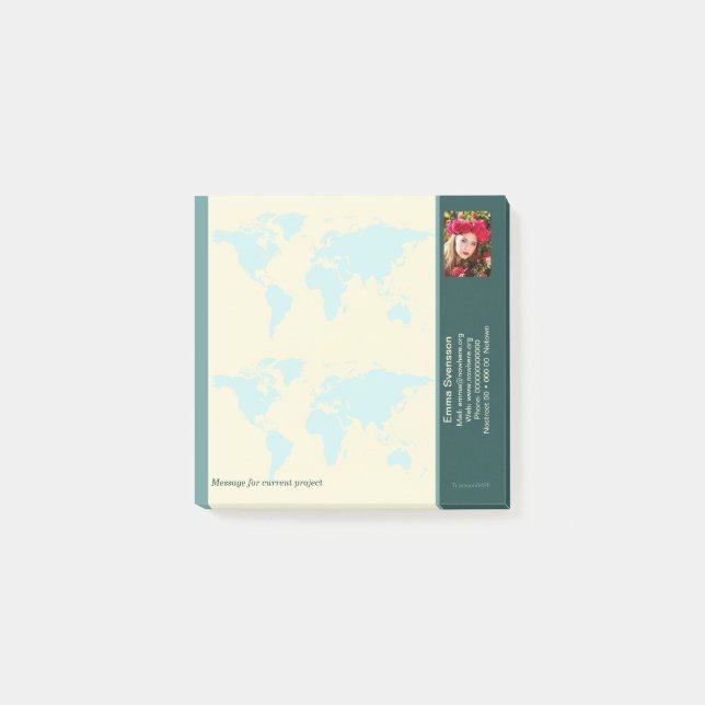Post-it® Notes — Connect, World (Devant)