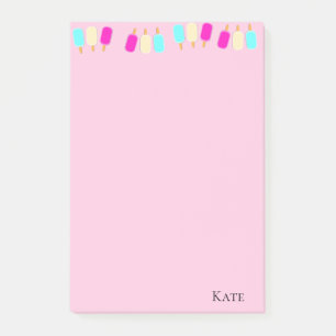 Post-it Notes Crème Glacée Rose