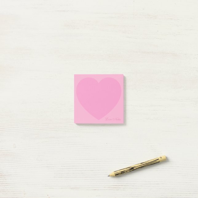 Post-it Notes d'amour (Sur un bureau)
