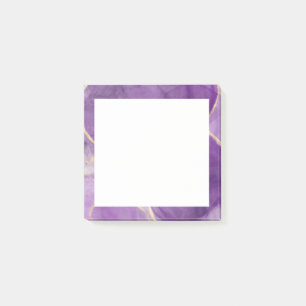 Post-it® Notes d'art sur l'encre d'alcool moderne violet