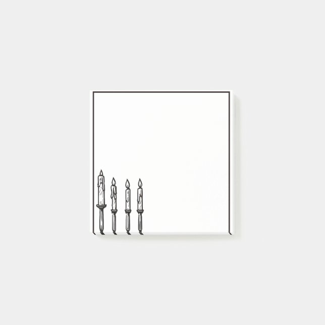 Post-it® Notes de bougeoir (Devant)