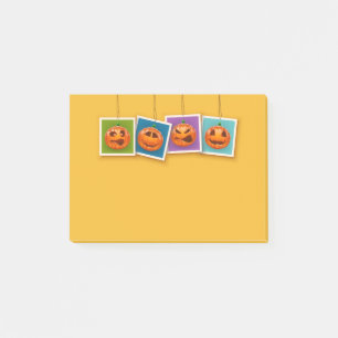 Post-It Notes de citrouilles de Halloween