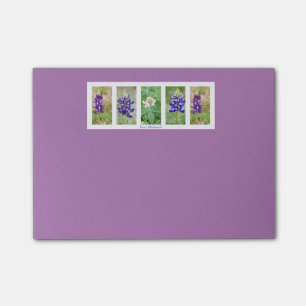 Post-it® Notes de collage de Bluebonnet de Texas