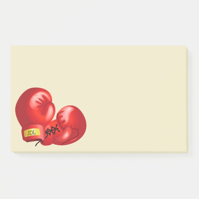 Post-it® Notes de conception de gants de boxe (Devant)