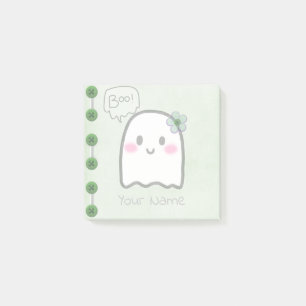 Post-it® Notes de conception de l'aquarelle mignonne Ghost 
