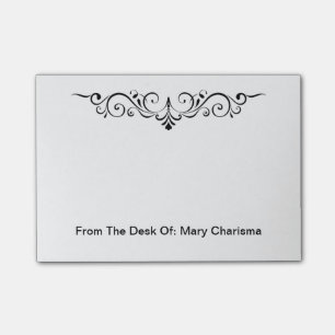 Post-it® Notes de courrier de monogramme