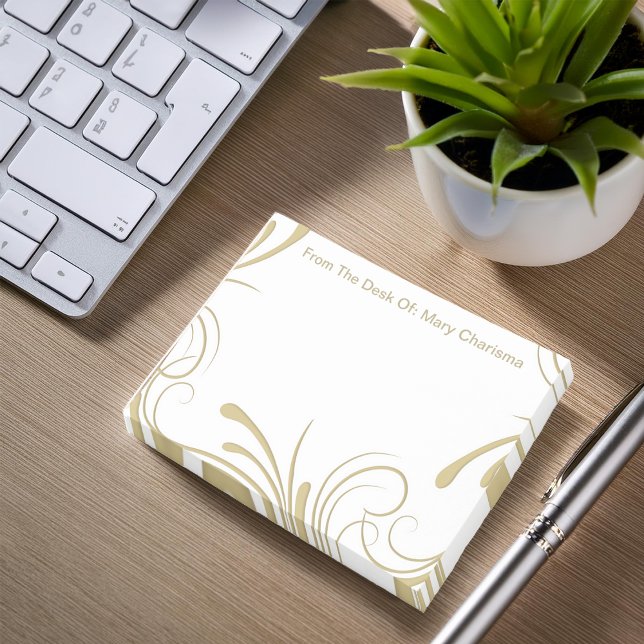 Post-it® Notes de courrier de monogramme (Créateur téléchargé)