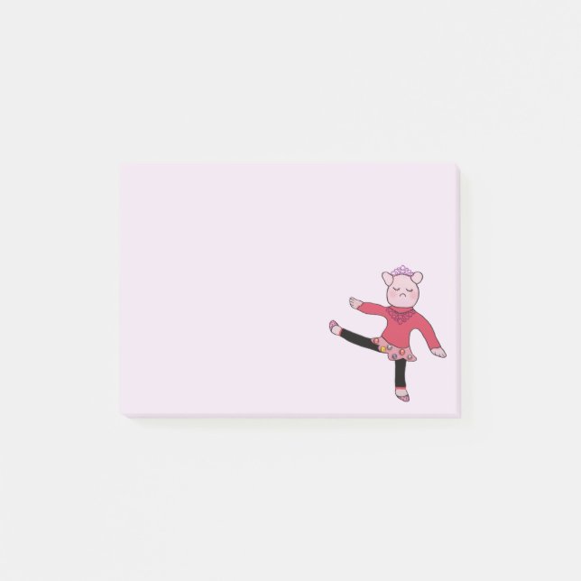 Post-it® Notes de Courrier-it® de ballerine d'agitation de (Devant)
