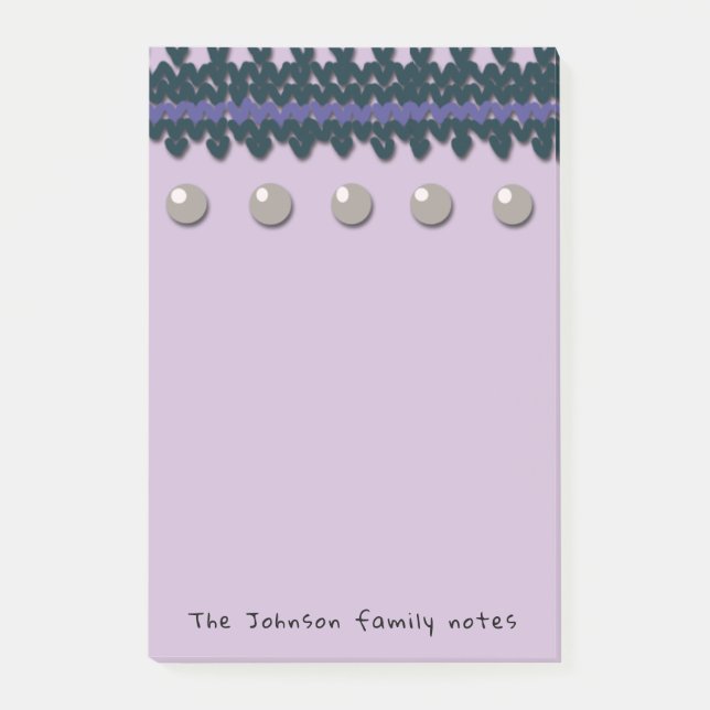 Post-it® Notes de famille saisonnières avec texte et couleu (Devant)