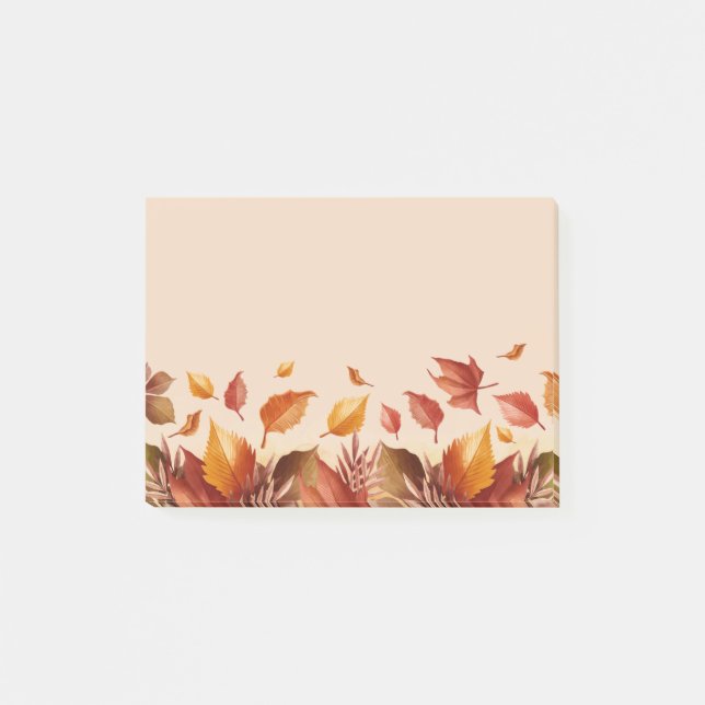 Post-it® Notes de feuilles de couleurs d'automne (Devant)