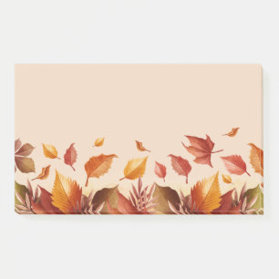 Post-it® Notes de feuilles de couleurs d'automne