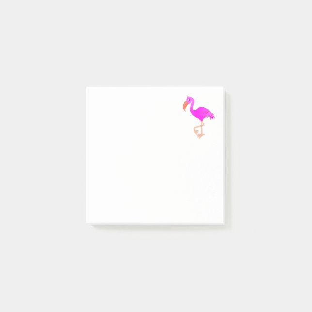 Post-it® Notes de Flamant rose rose (Devant)