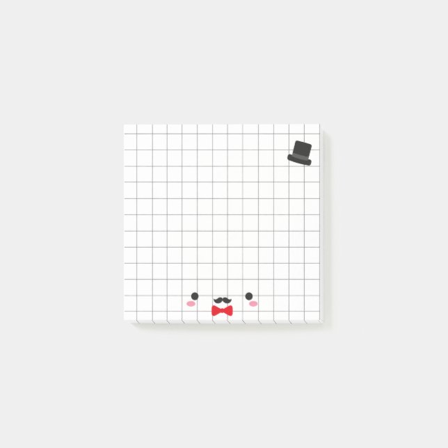 Post-it® Notes de grille Gentleman élégant (Devant)