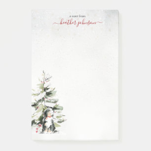 Post-it® Notes de Hearthlight Hiver Chien Confort Personnal
