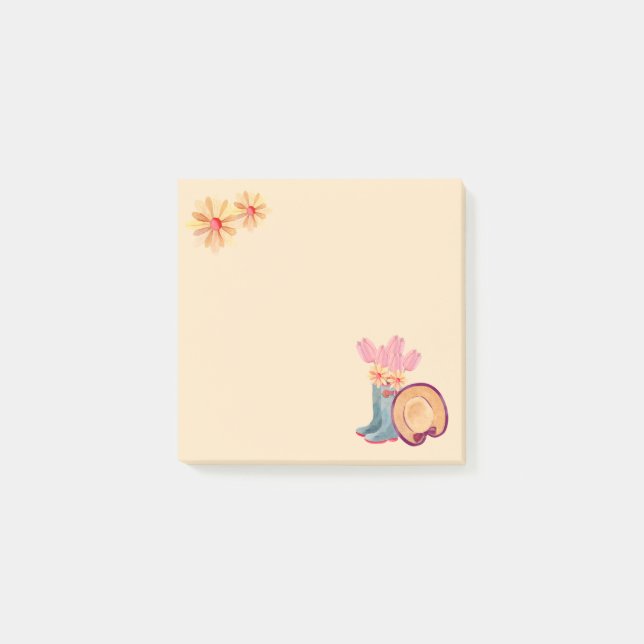 Post-it® Notes de jardinage floral (Devant)