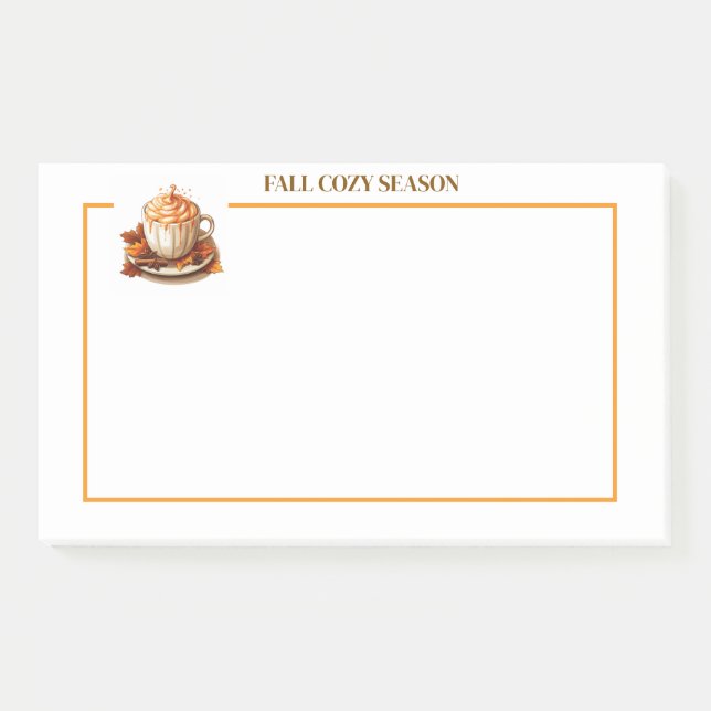 Post-it® Notes de la saison automne confortable (Devant)