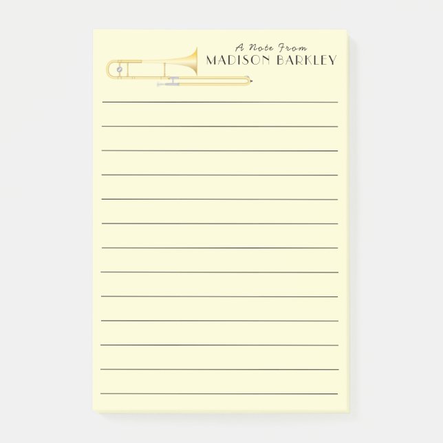Post-it® Notes de l'enseignant de groupe de musiciens de tr (Devant)