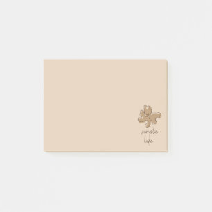 Post-it® Notes de minimalisme de vie simple