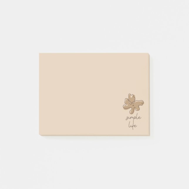 Post-it® Notes de minimalisme de vie simple (Devant)