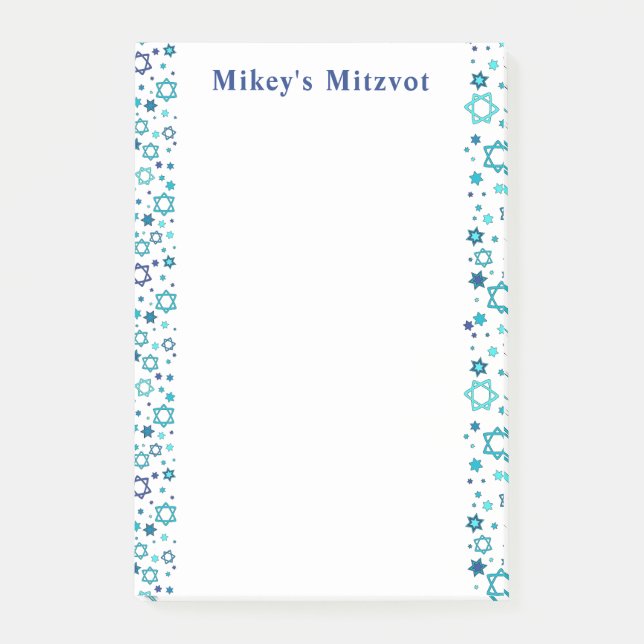 Post-it® Notes de Mitzvah - Stars de marine - Notes (Devant)