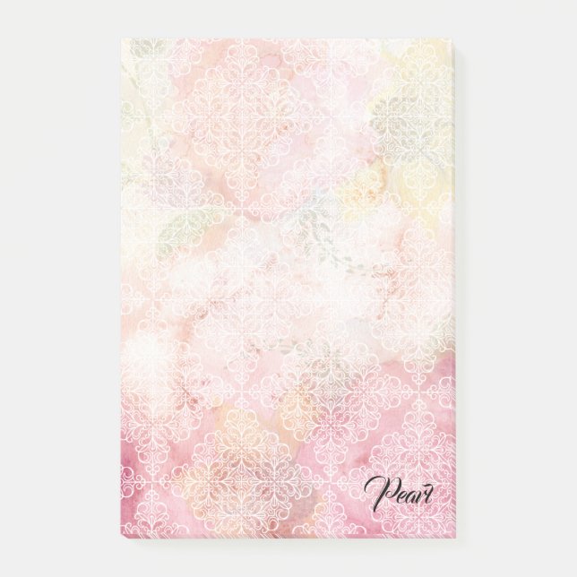 Post-it® Notes de motif ornemental vintage (Devant)