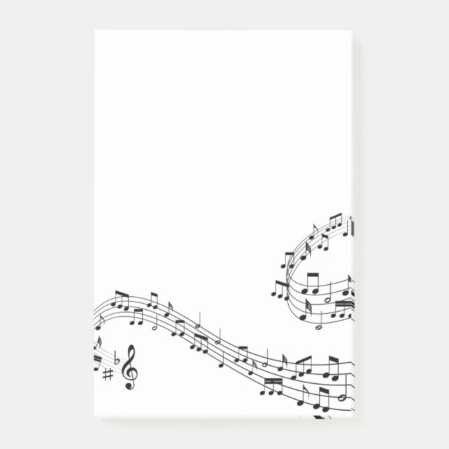 Post-it® Notes de musique (Devant)