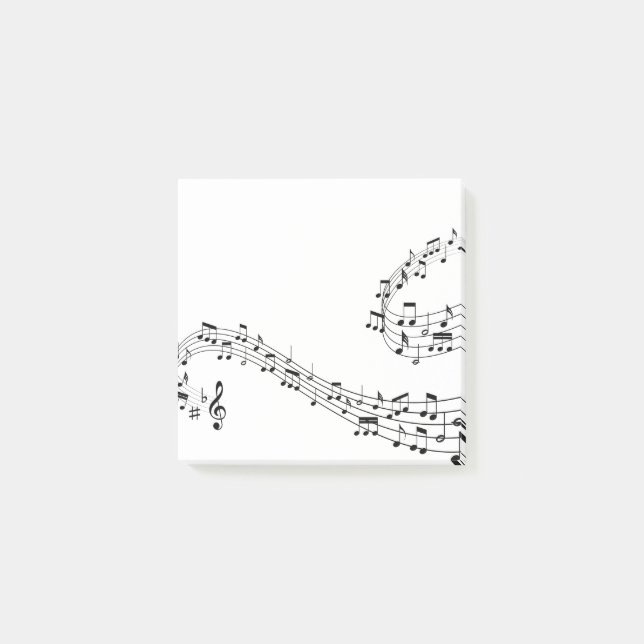 Post-it® Notes de musique (Devant)