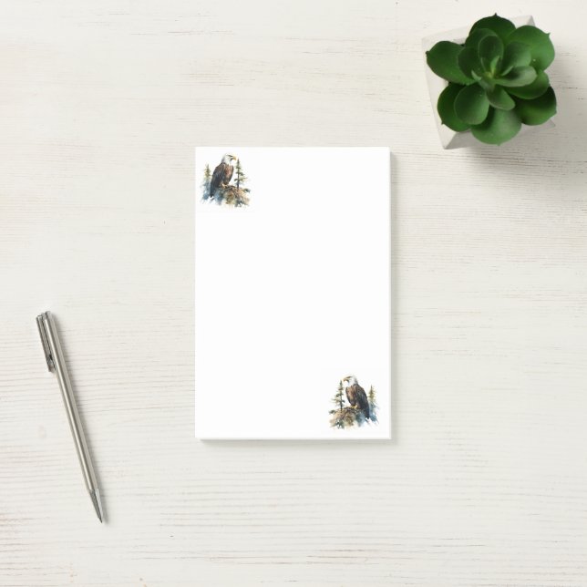 Post-it® Notes de nature d'aigle  (Bureau)