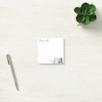 Notes de neige de poussin manchot