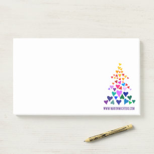 Post-it® Notes de Noël Arc-en-Ciel
