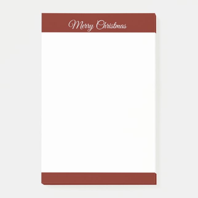 Post-it® Notes de Noël rouges (Devant)