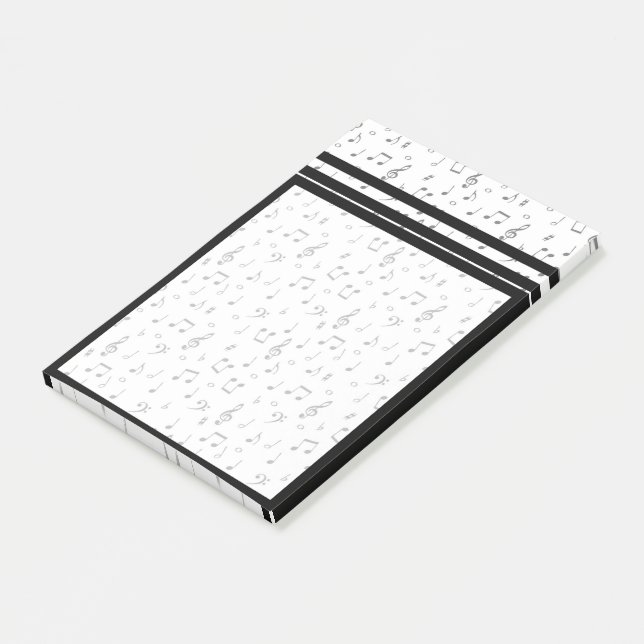 Post-It Notes de Notes de Musique (Incliné)
