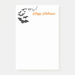 Post-it® Notes de notes sur les chauves-souris Halloween