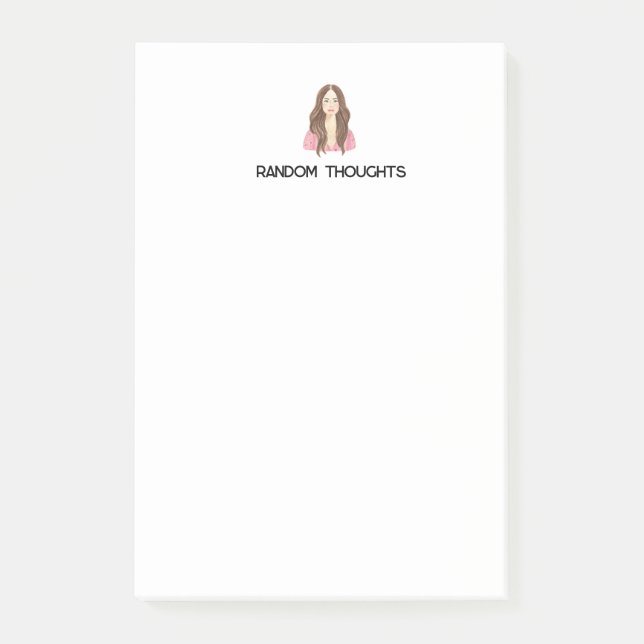 Post-it® Notes de pensées aléatoires (Devant)