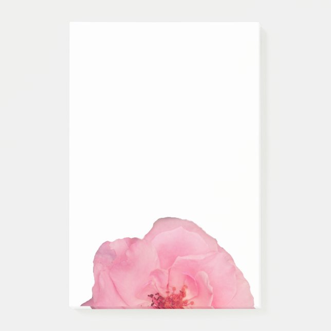 Post-it® Notes de photos de rose rose (Devant)