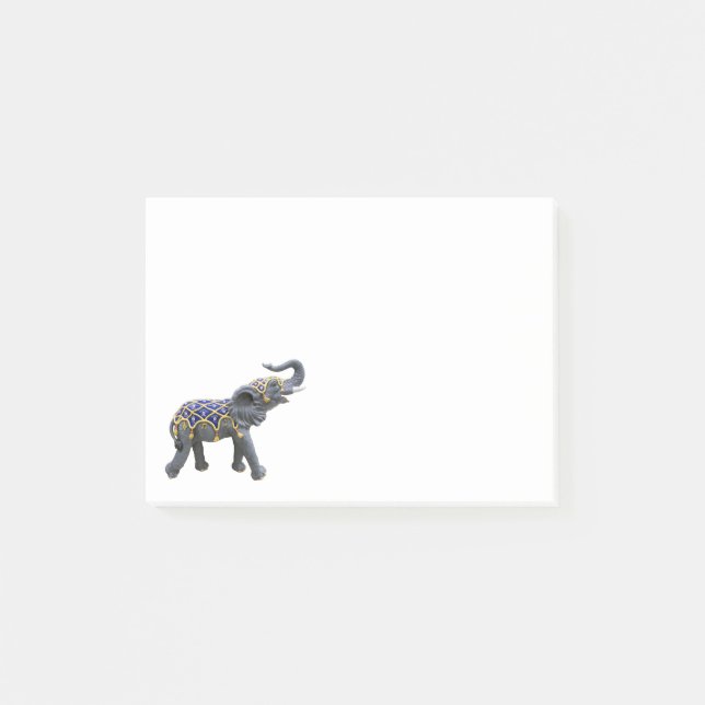 Post-it® Notes de photos d'éléphant d'animaux de carrousel (Devant)