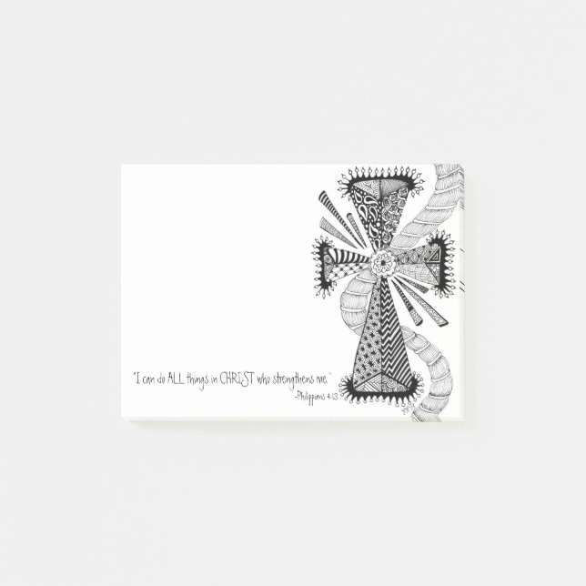 Post-it® Notes de post-it croisées (Devant)