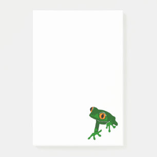 Post-it® Notes de post-it de grenouille verte